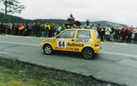 Jacek Sikora i Marek Kaczmarek - Fiat Cinquecento Sporting.